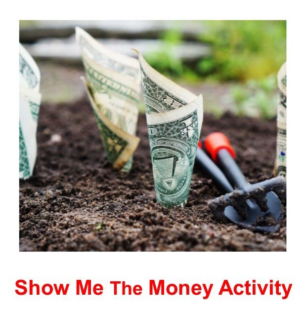 Show Me The Money Activity Card Set