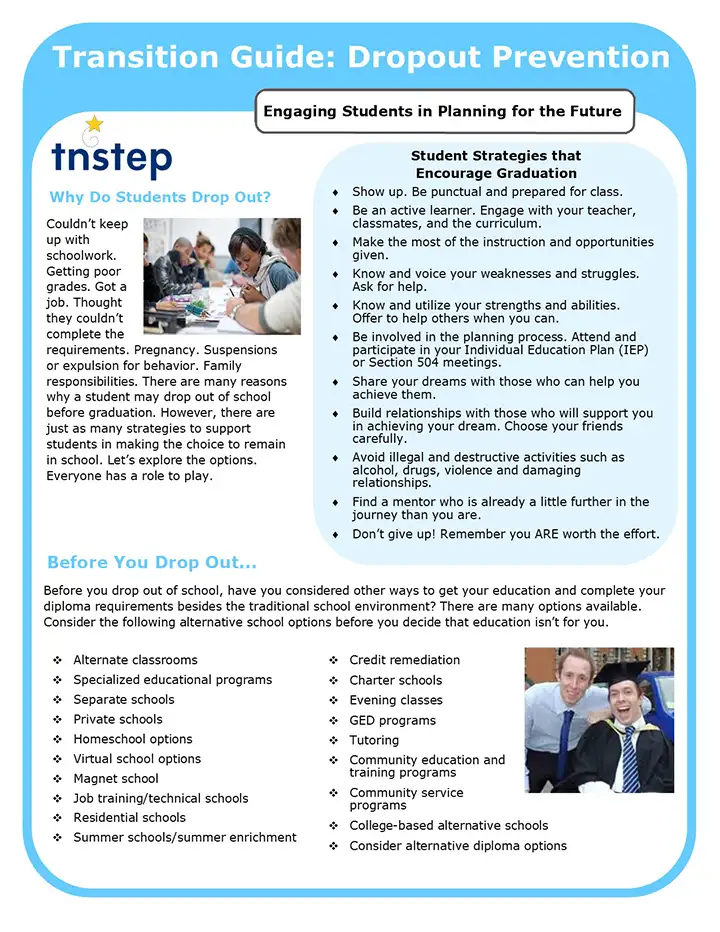 Transition Guide: Dropout Prevention