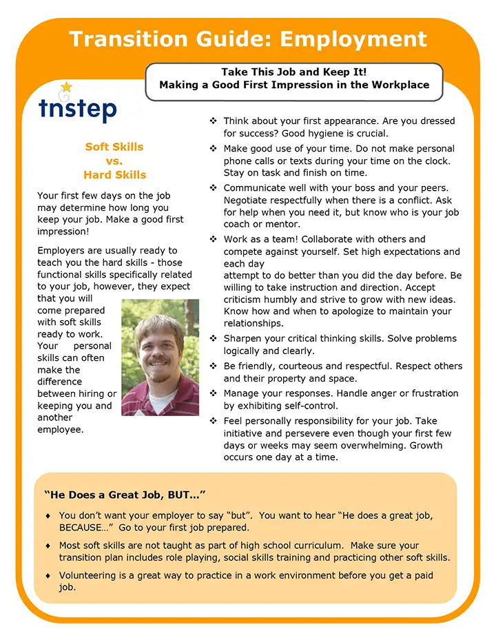 Transition Guide: Employment