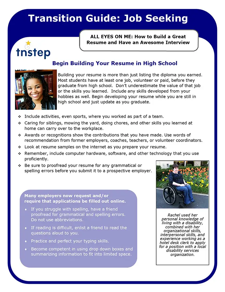 Transition Guide: Job Seeking