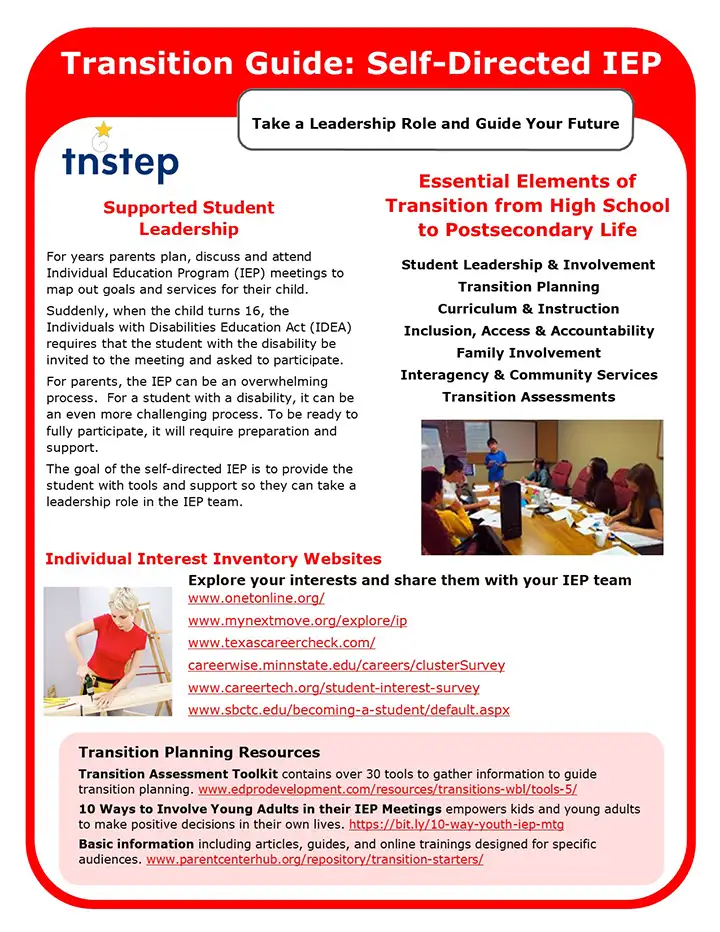 Transition Guide: Self-Directed IEP