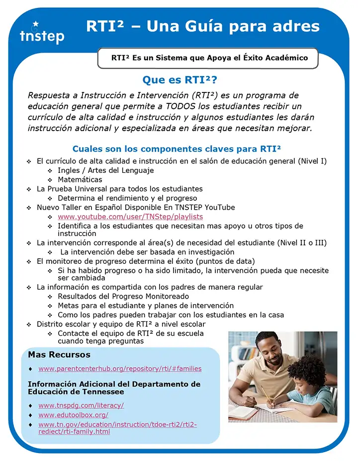 RTI² - Una Guía para Padres (RTI² - A Parent's Guide)