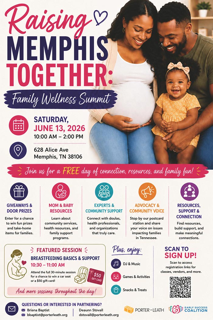 Raising Memphis Together Family Wellness Summit flyer