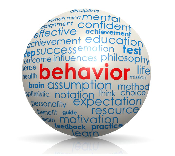 Behavior word play image